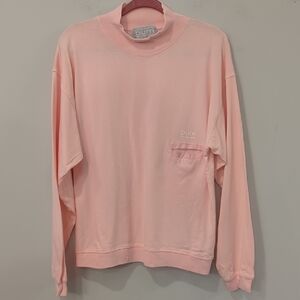 BUM‎ Equipment Light Pink Long Sleeve Tee size Medium 100% Cotton
